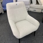 Fauteuil Roxy, geweven, crème